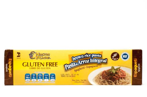 Imagen de PASTA DE ARROZ INTEGRAL NOVA RICE SPAGUETTI LIBRE DE GLUTEN 250 G