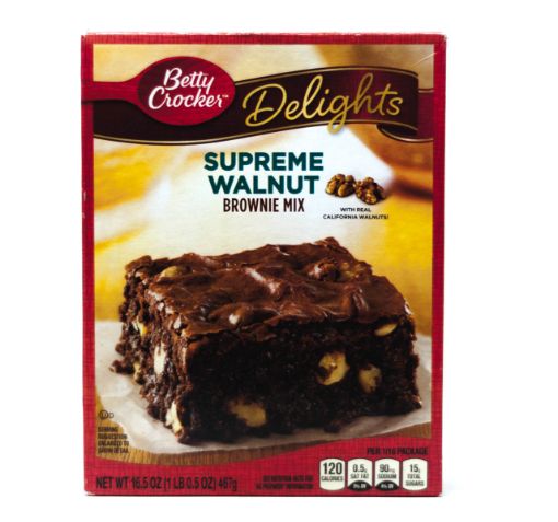 Imagen de MEZCLA PARA BROWNIE BETTY CROCKER DELIGHTS SUPREME WALNUT 468 G