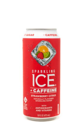 Imagen de BEBIDA SPARKLING ICE STRAWBERRY CITRUS+CAFEINA 473 ML