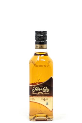 Imagen de RON FLOR DE CAÑA GOLD 4 AÑOS 375 ml 