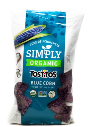 Imagen de TORTILLAS TOSTITOS CHIPS DE MAÍZ AZUL ORGÁNICAS 255.1 G