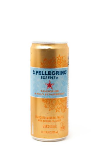 Imagen de AGUA MINERAL SAN PELLEGRINO TANGERINE&WILD STRAWBERRY ZERO 330 ML