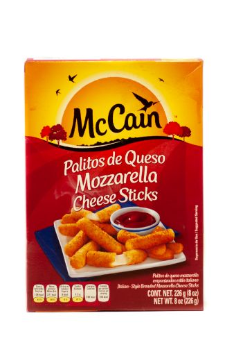 Imagen de PALITOS MCCAIN DE QUESO MOZZARELLA 226 G