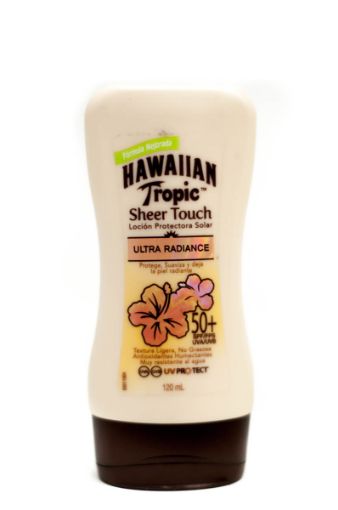 Imagen de BLOQUEADOR HAWAIIAN TROPIC SHEER TOUCH SPF 50 EN CREMA 120.00 ML