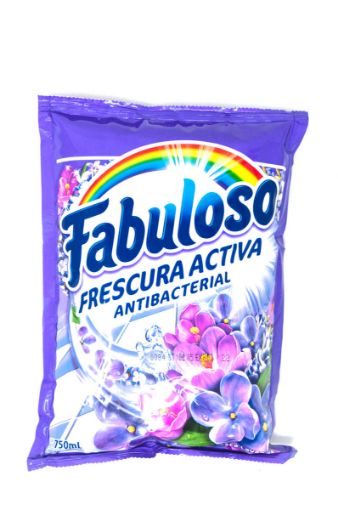 Imagen de DESINFECTANTE FABULOSO FRESCURA ACTIVA AROMA FRESCA LAVANDA 750 ML