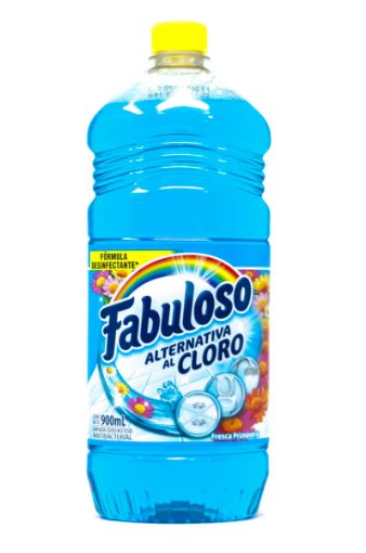 Imagen de DESINFECTANTE FABULOSO ALTERNATIVA AL CLORO AROMA FRESCA PRIMAVERA 900 ML