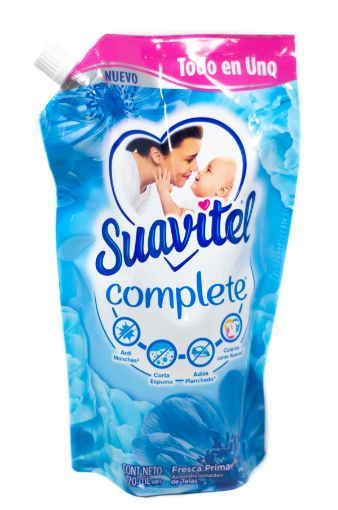 Imagen de SUAVIZANTE SUAVITEL COMPLETE PARA ROPA FRESCA PRIMAVERA DOYPACK 720 ML