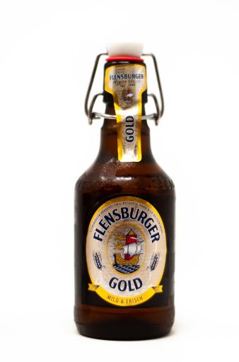 Imagen de CERVEZA FLENSBURGER GOLD BOTELLA 330.00 ML