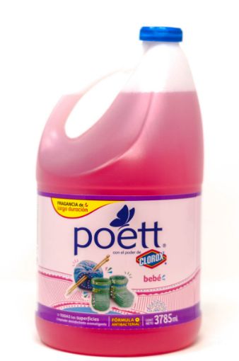 Imagen de DESINFECTANTE POETT MULTIESPACIOS AROMA BEBE 3785 ml 