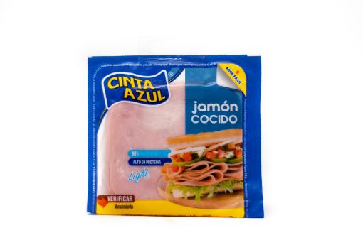 Imagen de JAMON CINTA AZUL COCIDO DE CERDO LIGHT 250 G