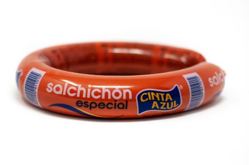 Imagen de SALCHICHON CINTA AZUL ESPECIAL DE CERDO 500 G