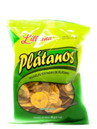 Imagen de HOJUELAS TOSTADAS DE PLATANO VERDE LILLIANA CON SAL 90 G