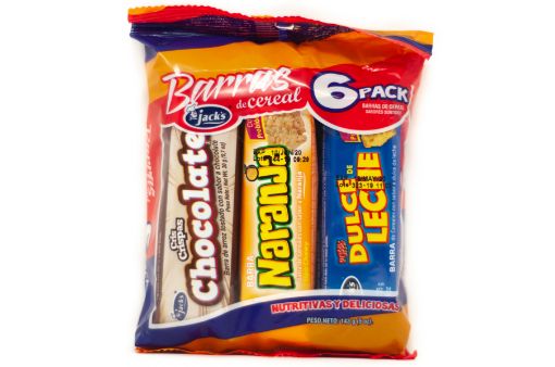 Imagen de BARRA DE CEREAL JACK'S SURTIDA 6 UND 143.00 G