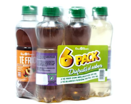 Imagen de BEBIDA DOS PINOS TÉ FRIO PET SURTIDO 6 UND 1500 ml 