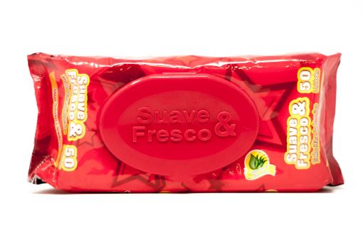 Imagen de TOALLITAS HUMEDAS SUAVE & FRESCO PREMIUM SUAVE 50 UND