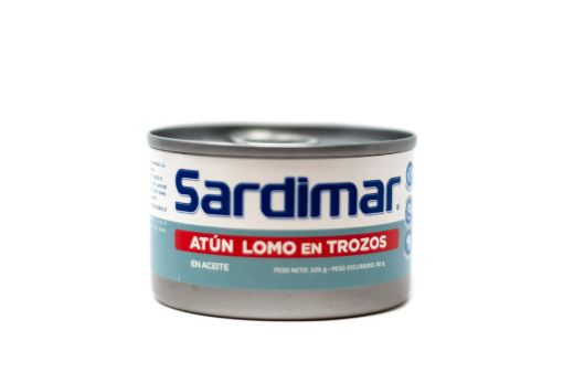 Imagen de ATÚN SARDIMAR LOMO EN TROZOS EN ACEITE 80 G