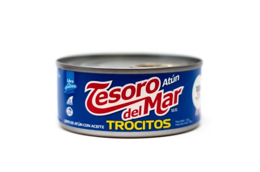 Imagen de ATÚN TESORO DEL MAR LOMO EN TROCITOS EN ACEITE 105.00 G