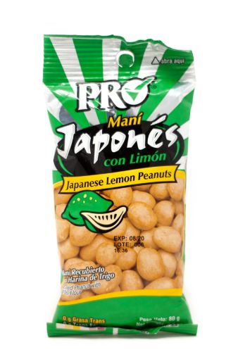 Imagen de MANI PRO JAPONES CON LIMON 80 G