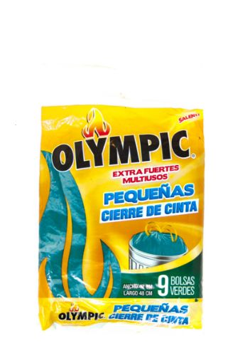 Imagen de BOLSA OLYMPIC PARA BASURA PEQUEÑA VERDE 