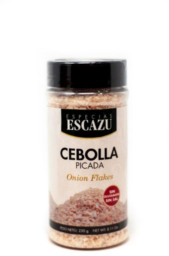 Imagen de CEBOLLA PICADA ESPECIAS ESCAZU EN FRASCO 230 G