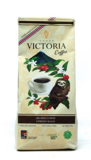 Imagen de CAFE  COOPEVICTORIA MOLIDO ESPRESO TOSTADO 250 g 