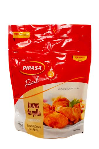 Imagen de TROZOS DE POLLO PIPASA JAMONADO 650 G