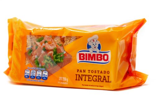 Imagen de PAN TOSTADO BIMBO INTEGRAL 14 UND 250 G