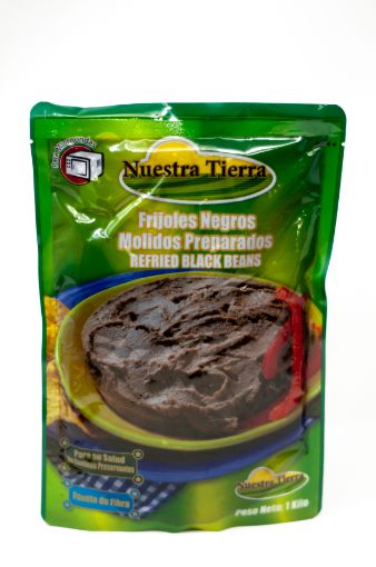 Imagen de FRIJOL NUESTRA TIERRA NEGRO MOLIDO PREPARADO DOYPACK 1000 G