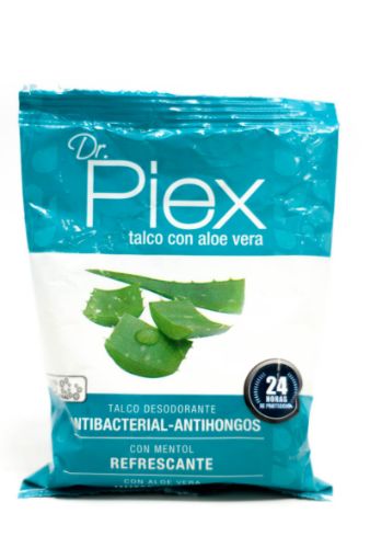 Imagen de TALCOS DR.PIEX ANTIBACTERIAL CON ALOE BOLSA 100 G