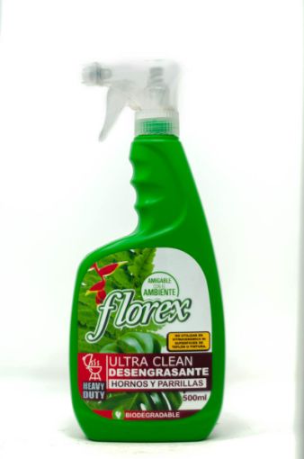 Imagen de LIMPIADOR DESENGRASANTE FLOREX BIODEGRADABLE PARA HORNOS & PARRILLAS 500 ml 
