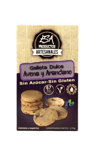 Imagen de GALLETA ESA ARTESANALES DULCE AVENA Y ARANDANOS 135 G