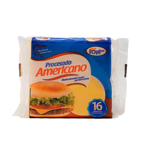 Imagen de QUESO AMERICANO ROYAL FARMS REBANADO 16 UND 272 G