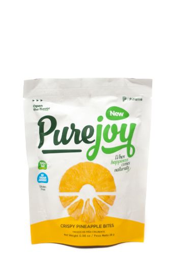 Imagen de PIÑA DESHIDRATADA PUREJOY CRUJIENTE 1X12 28 G