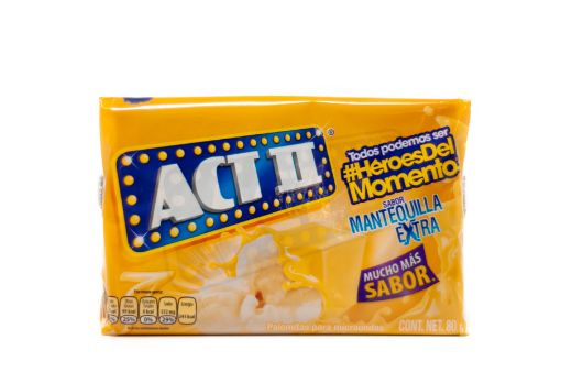 Imagen de PALOMITAS DE MAIZ ACT II  EXTRA MANTEQUILLA 1X96 80 G