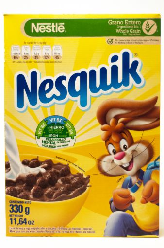 Imagen de CEREAL INTEGRAL NESTLÉ NESQUIK CHOCOLATE CAJA 330,00 g 