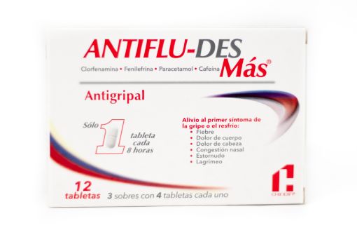 Imagen de ANTIGRIPAL ANTI-FLUDES MAS 12 UND