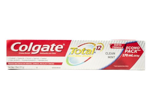 Imagen de CREMA DENTAL COLGATE TOTAL 12 CLEAN MINT 170 ML