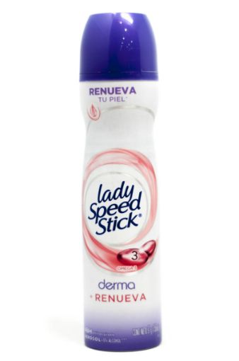 Imagen de DESODORANTE LADY SPEED STICK DERMA + RENUEVA PARA MUJER EN AEROSOL 150.00 ML