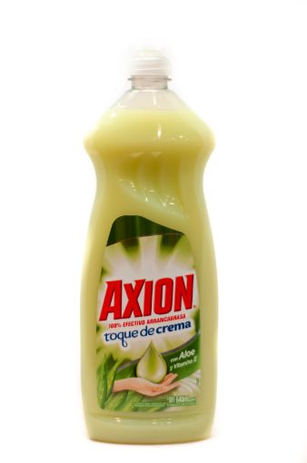 Imagen de LAVAPLATOS AXION ALOE TOQUE DE CREMA 640 ml 