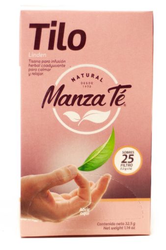 Imagen de TÉ DE TILO MANZA TÉ 25 UND 32.5 G