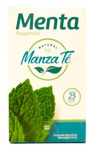 Imagen de TÉ DE MENTA MANZA TÉ 25 UND 32.5 G