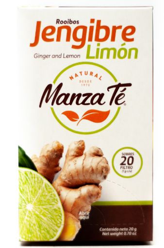 Imagen de TÉ DE JENGIBRE & LIMÓN MANZA TÉ 20 UND 20 G