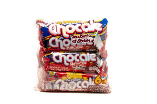 Imagen de MARSMALLOWS GUANDY RECUBIERTO CHOCOLATE 210 G