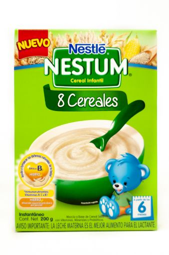 Imagen de CEREAL NESTUM NESTLÉ INFANTIL 8 CEREALES CON VITAMINAS CAJA 200.00 G