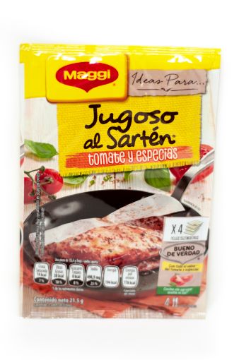 Imagen de SAZONADOR MAGGI JUGOSO AL SARTEN TOMATE Y ESPECIAS 22 G