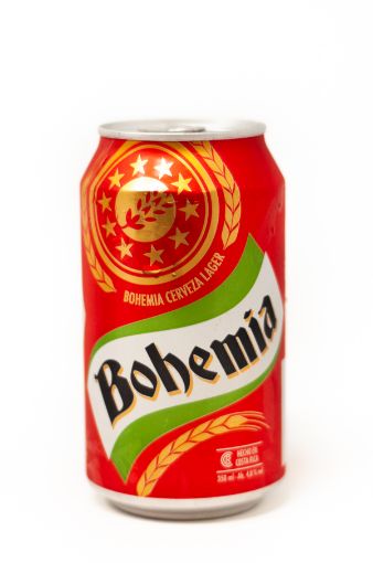 Imagen de CERVEZA BOHEMIA LAGER LATA 350 ML