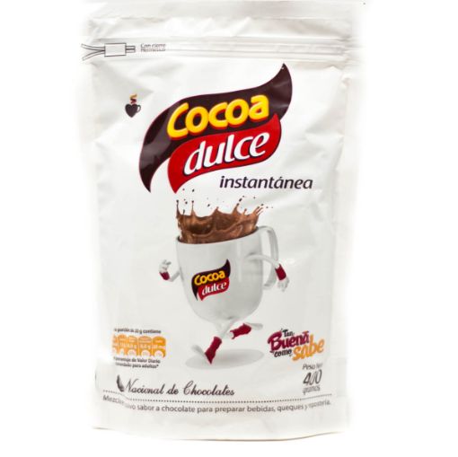 Imagen de MEZCLA COCOA DULCE EN POLVO PARA BEBIDA SABOR CHOCOLATE 400 g 