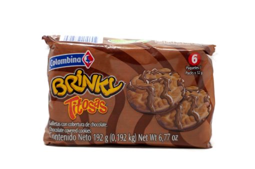 Imagen de GALLETAS COLOMBINA BRINKY TITOSAS 6 UND 192 G