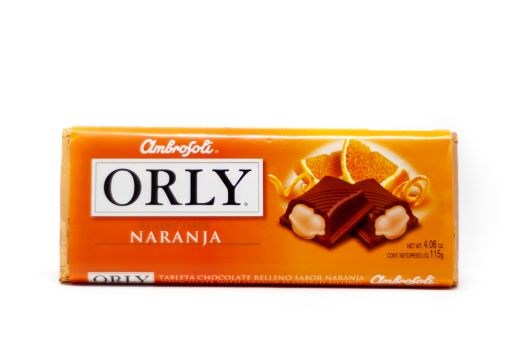Imagen de CHOCOLATE ORLY RELLENO NARANJA 115 g