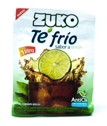 Imagen de BEBIDA ZUKO EN POLVO TÉ FRÍO LIMÓN 25 G